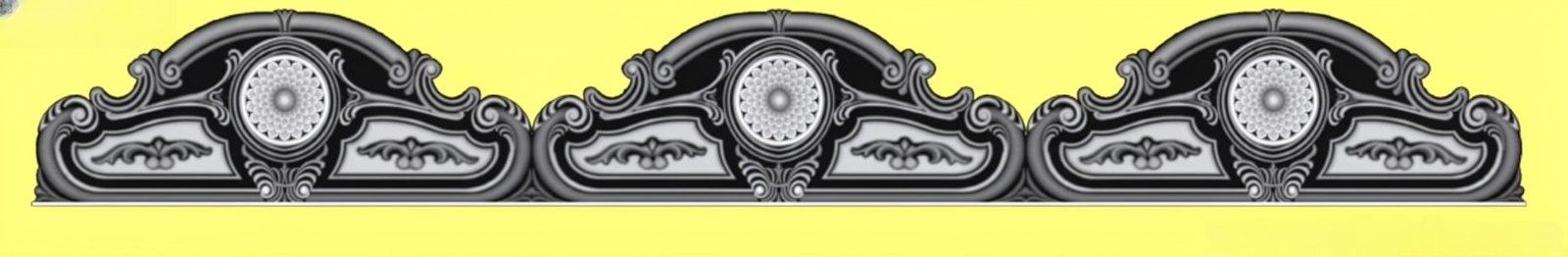 Mix - MIX-57 Ornate Architectural Architrave Decorative Border Design
